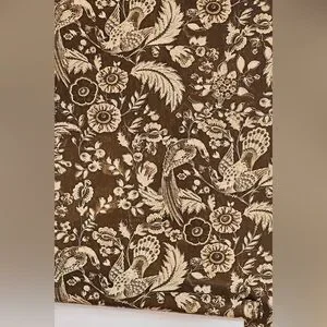 Anthropologie Mind The Gap Tyrol Garten Wallpaper Brown Cocoa NWT Floral Moody