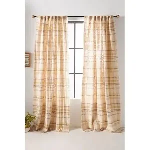 Anthropologie Penny Curtain 50”x84” Set Of Two