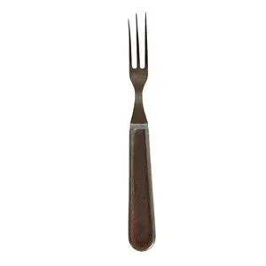 Antique 1860s Civil War Era Militaria Cast Iron 3-Tine Field Utensil Fork