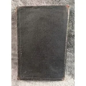 Antique 1890s–1910s Thomas Nelson Ruby 32mo Pocket Holy Bible Red Edges