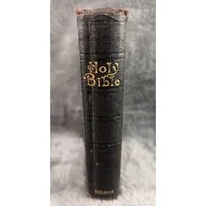 Antique 1890s–1910s Thomas Nelson Ruby 32mo Pocket Holy Bible Red Edges
