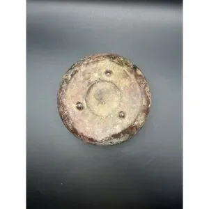 Antique Copper Or Brass Bowl Patinated Finish 4.5x2.25