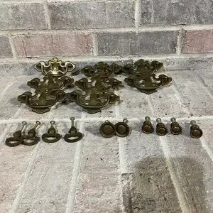 Antique drawer pulls with a Ornate Design