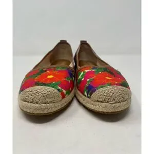Antonio Melani Floral Espadrille Flats size 8/8.5