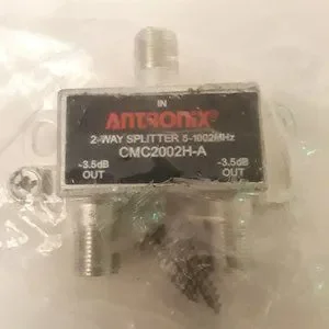 ANTRONIX CMC2002H-A 2-WAY COAXIAL CABLE SPLITTER - NEW & FACTORY SEALED