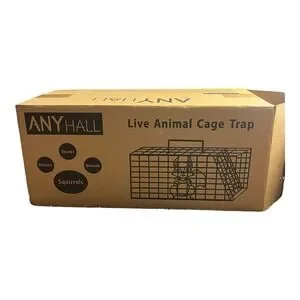 ANYHALL - Live Animal Cage Trap (Reusable Steel) - Humane Design