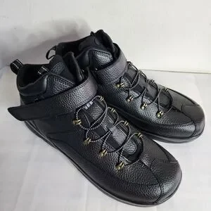 Apex Ariya Men's Hiking Boots Shoes Model A4100M Black Leather Size 14M