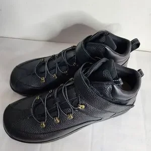 Apex Ariya Men's Hiking Boots Shoes Model A4100M Black Leather Size 14M
