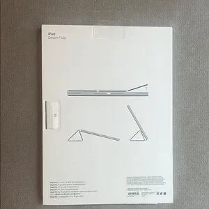 Apple Blue Minimalist IPad Cover 7.5”X 11”