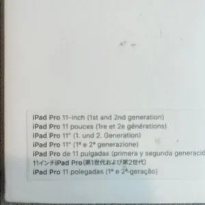 Apple Blue Minimalist IPad Cover 7.5”X 11”