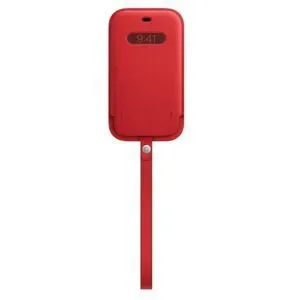 Apple iPhone 12 and 12 Pro Leather Sleeve with MagSafe Red