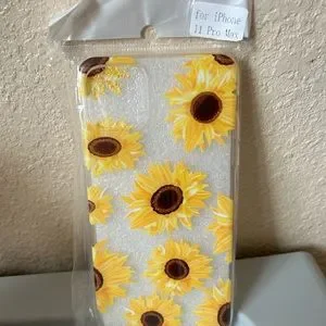 Apple iPhone Case for iPhone 11pro max soft case sunflower 