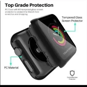 Apple IWatch Tempered Glass Case 3/2/1 42mm Screen Protector