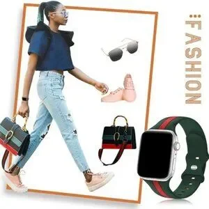 Apple Men/Women Soft Silicone Designer Sport Wristbands For Apple Watches