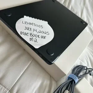 Apple Midnight Laptop With Aluminum Finish And Original Power Cord