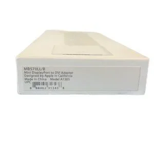 Apple Mini DisplayPort To DVI Adapter White MB570LL/B A1305 Genuine Sealed