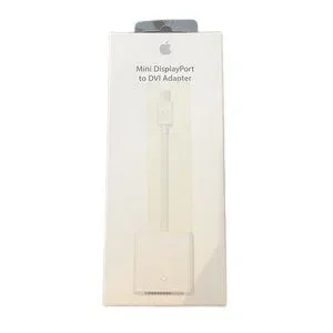 Apple Mini DisplayPort to DVI Adapter White MB570LL/B A1305 Genuine Sealed