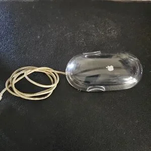 Apple Pro Clear USB Mouse With White Cable