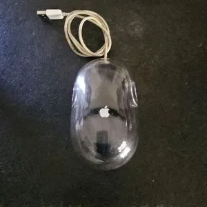 Apple Pro Clear USB Mouse with White Cable