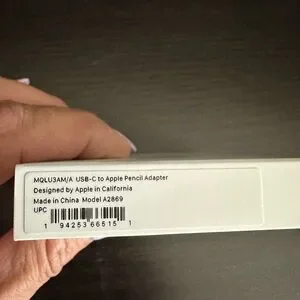 Apple USB-C To Pencil Adapter - White