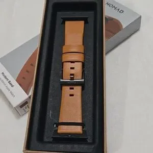 Apple Watch Band In Natural Tan Leather