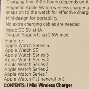 Apple Watch Mini Charger NWT