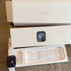 Apple Watch Series 9 45mm In Silver Aluminum