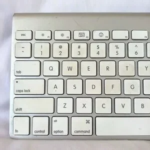Apple Wireless Magic Keyboard Bluetooth Silver White Computer Accessory