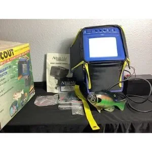 Aqua-Vu Scout SRT Underwater System Fish Camera Monitor Tested Working Unused