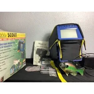 Aqua-Vu Scout SRT Underwater System Fish Camera Monitor Tested Working Unused