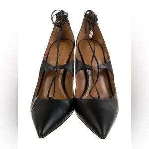 ❤️ Aquazzura Leather Lace Up Pumps❤️
