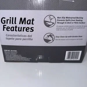 Armor All Deluxe X-Large Black Grilling Mat - 30" X 60" Waterproof Non-Slip