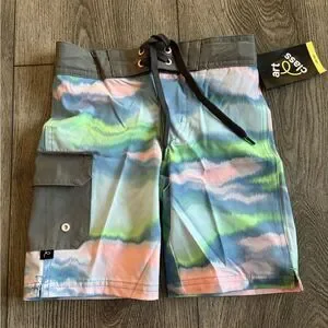 Art class Colorful Tie-Dye Swim Shorts