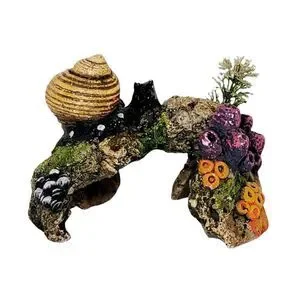 Artificial Coral Aquarium Ornament Fish Shrimp Shelter Reef Aquascape Decoration
