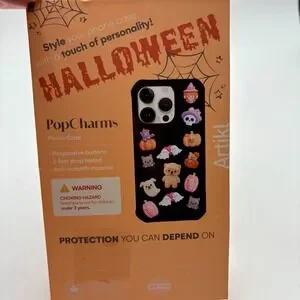 Artikl IPhone 16 Pro Max PopCharms Halloween Phone Case 15 Charms Included