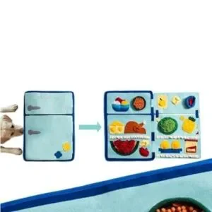 AS IS New Extra Large Dog Treat Snuffle Mat - Refrigerator Theme