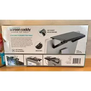 As Seen On TV SCREEN CADDY MONITOR AND TV TOP SHELF - SPACE SAVER 13.4" X 6.5"S