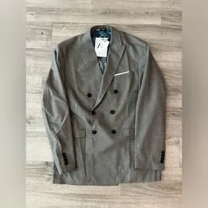 ASOS Selected Homme Gray suit jacket size 42R. NWTs