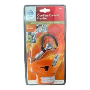 AT&T Y2K/Vintage EH500 Cordless Cellular Over-The-Ear Headset w/Clothing Clip