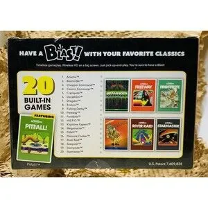 Atari 2600 Activision Flashback PITFALL + 19 Games HDMI Wireless Controller New