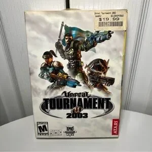 Atari Video‎ Game Discs Manual & Big Box Unreal Tournaments 2003 23957J Shooter