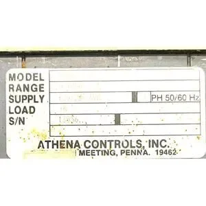 Athena Controls 6000-TT-E2 Temperature Controller 0-1400F 120/240 VAC