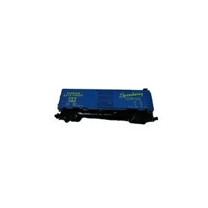 ATLAS NSCALE TRAIN CAR FLORIDA EAST COAST SPEEDWAY BLUE BOX CAR