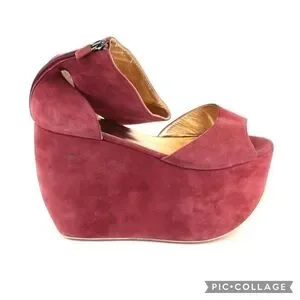 Authentic Walter Steiger ‘Tilly’ Suede Platforms