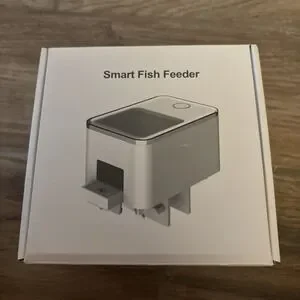 Auto Aquarium Fish Tank Feeder Timing/ Smart Phone Speaker Voice Remote. New