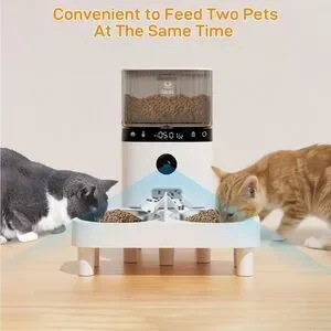 Automatic Cat Feeders Smart Timed Automatic Dog Feeder HD Camera Voice