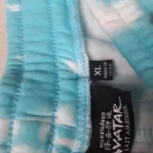Avatar Blue Tie Die Jogger Shorts New Tags XL L
