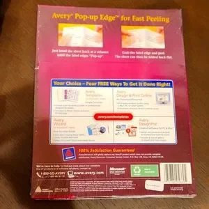 Avery 5660 Clear Easy Peel Address Labels 1500 Labels