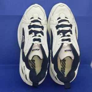 AVIA 141 Men's Pre-owned White And Blue Athletic Sneakers - Sz. 8 1/2