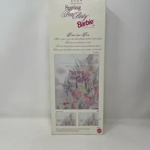 Avon Spring Tea Party Barbie 1997 Special Edition Brand New Untouched
